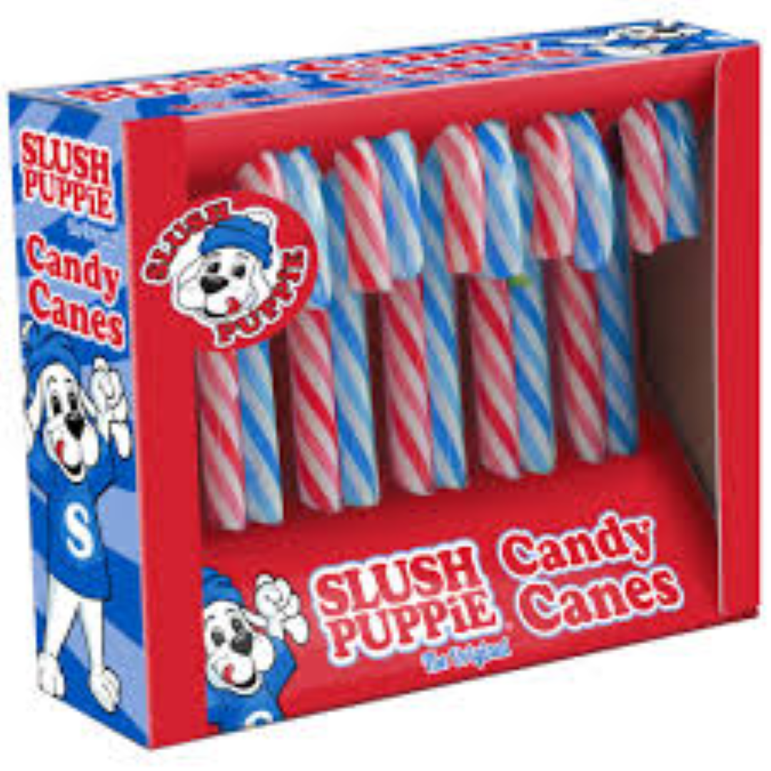 SLUSH PUPPIE CANDY CANES 100G